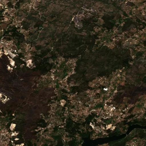 Incendio cerca de Perafita — Sentinel-2 true color