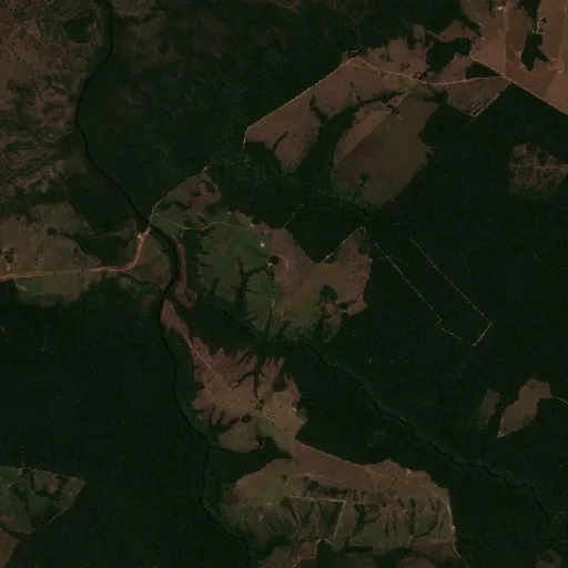 Wildfire near Pimenta Bueno — Sentinel-2 true color