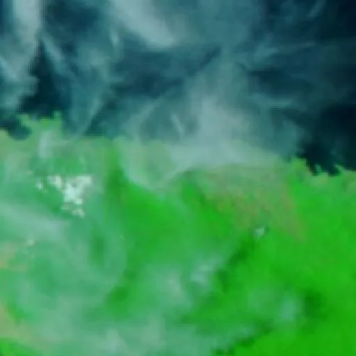 Wildfire near Pimpi — NASA satellite