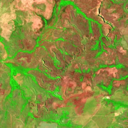 Wildfire near Pindorama do Tocantins — Sentinel-2 SWIR (fuego)