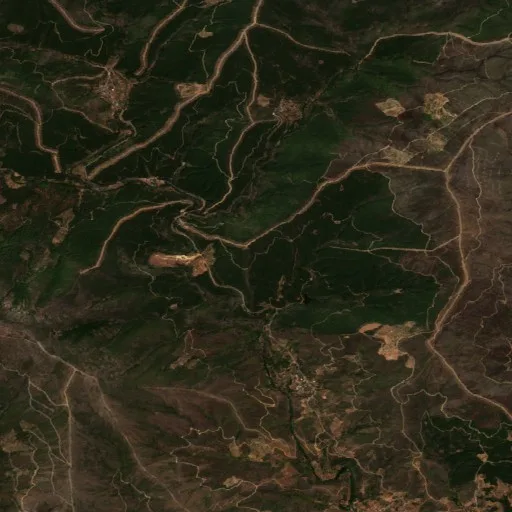 Incendio cerca de Pinofranqueado — Sentinel-2 true color