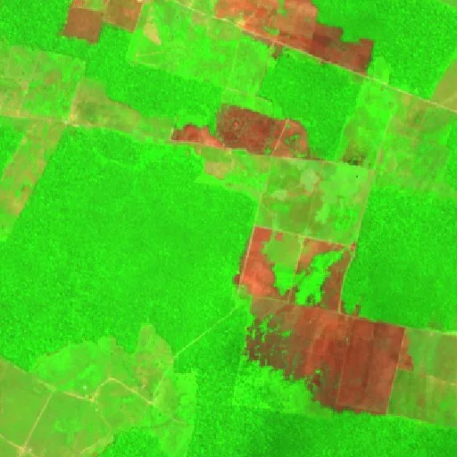 Incendio cerca de Pirapetinga (3 sep) — Sentinel-2 SWIR (fuego)