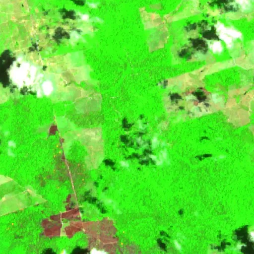 Incendio cerca de Placas (9 oct) — Sentinel-2 SWIR (fuego)