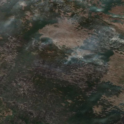 Incendio cerca de Plužine (9 sep · N) — Sentinel-2 true color