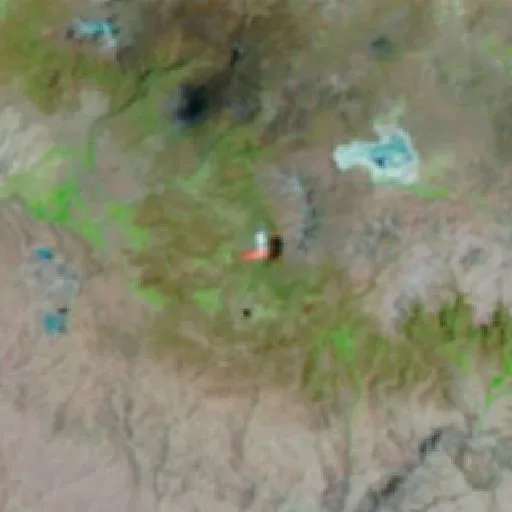 Incendio cerca de Pocsi — NASA satellite