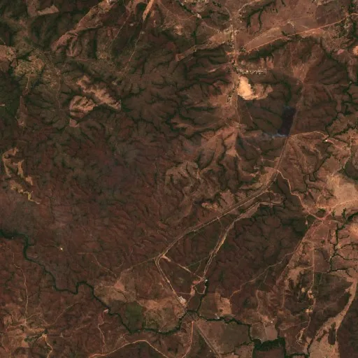 Wildfire near Ponte Alta do Bom Jesus (Sep 20) — Sentinel-2 true color