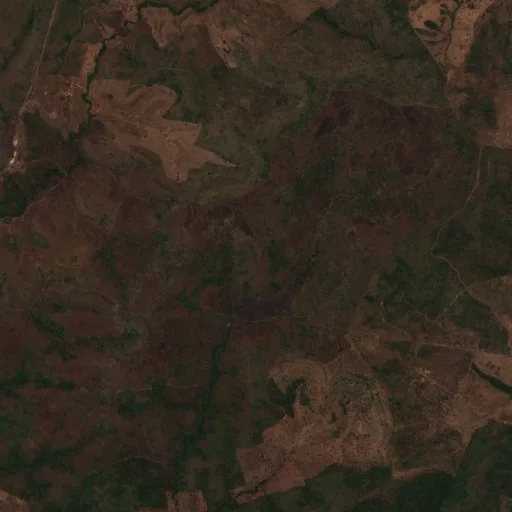 Incendio cerca de Ponte Alta do Tocantins (23 ago) — Sentinel-2 true color