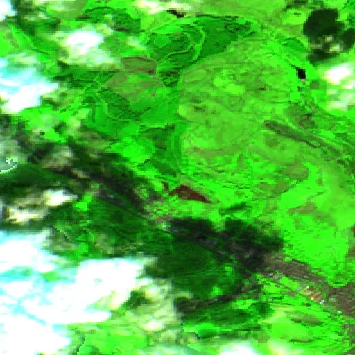 Incendio cerca de Porth — Sentinel-2 SWIR (fuego)