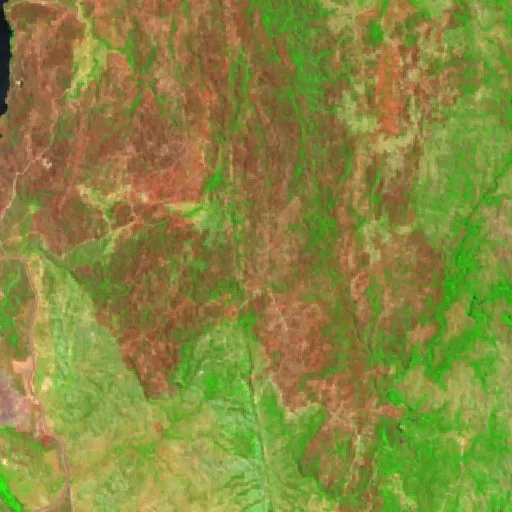 Incendio cerca de Porto Alegre do Tocantins (23 ago) — Sentinel-2 SWIR (fuego)
