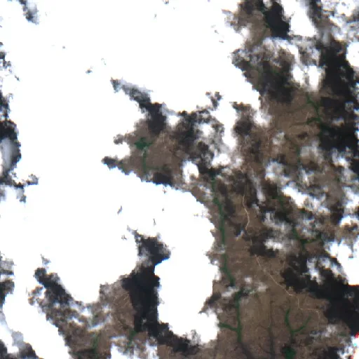 Incendio cerca de Portuário do Igarapé da Fortaleza — Sentinel-2 true color