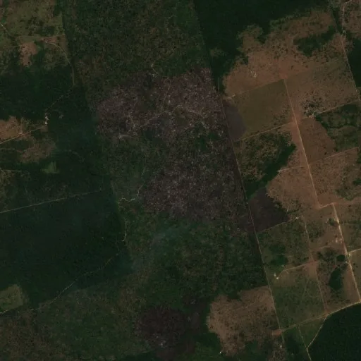 Wildfire near Pôsto Curua (Aug 17) — Sentinel-2 true color