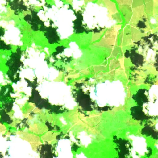 Wildfire near Pôsto Curua (Sep 23) — Sentinel-2 SWIR (fuego)