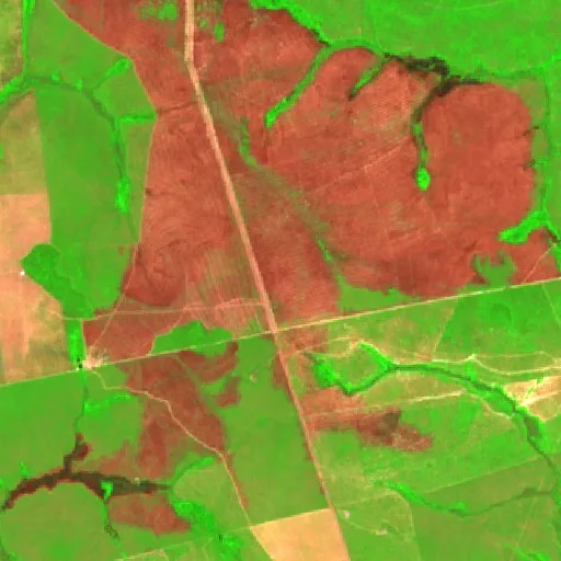 Wildfire near Pôsto Indígena Batovi (Aug 31) — Sentinel-2 SWIR (fuego)
