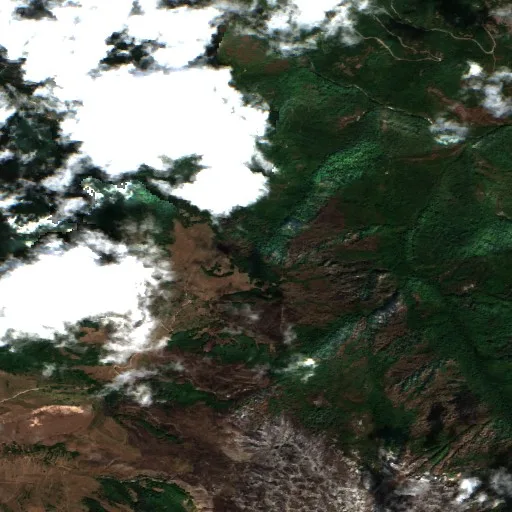 Wildfire near Potoci (Sep 9 · E) — Sentinel-2 true color