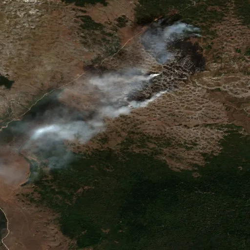 Wildfire near Potoci (Sep 6 · SE #2) — Sentinel-2 true color