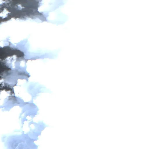 Wildfire near Poussan — Sentinel-2 true color