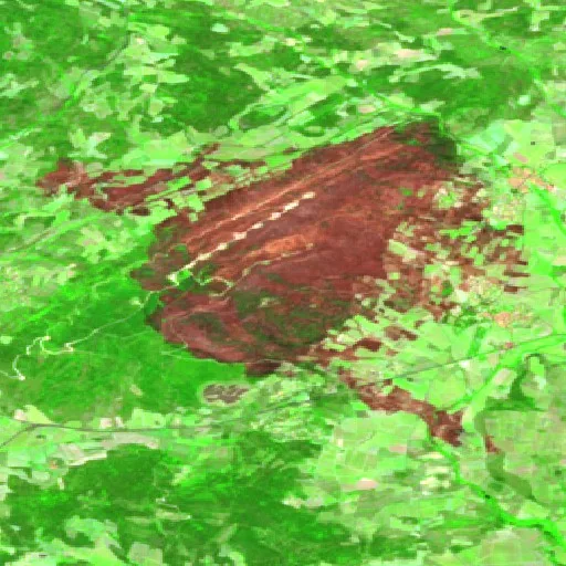 Incendio Wildfire near Pouzols-Minervois (FR) — Sentinel-2 SWIR (fuego)
