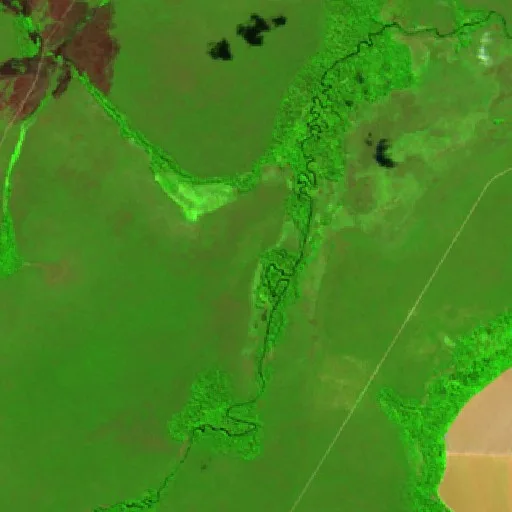 Incendio cerca de Poxoréu — Sentinel-2 SWIR