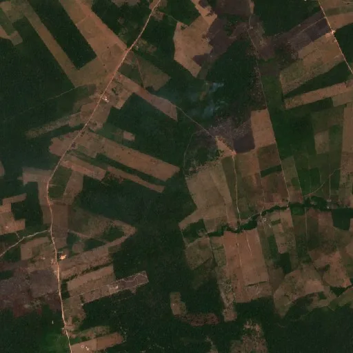 Wildfire near Prainha (Oct 27) — Sentinel-2 true color