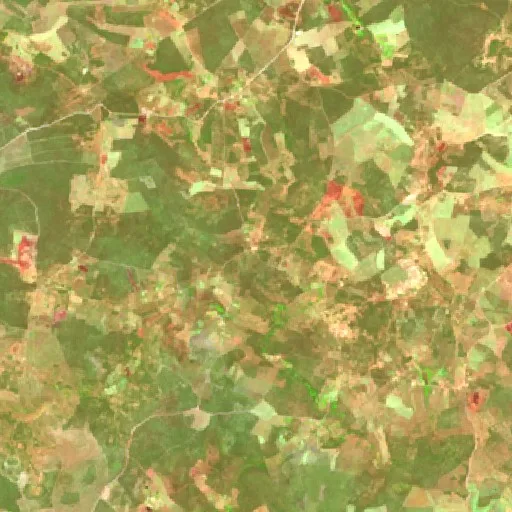 Incendio cerca de Presidente Jânio Quadros — Sentinel-2 SWIR (fuego)