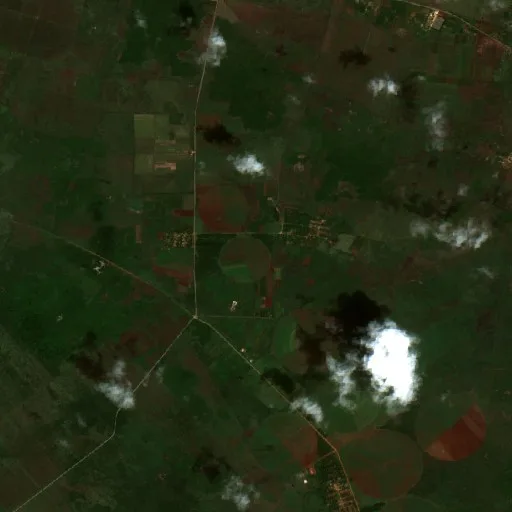 Incendio cerca de Primero de Enero (18 ago · E) — Sentinel-2 true color