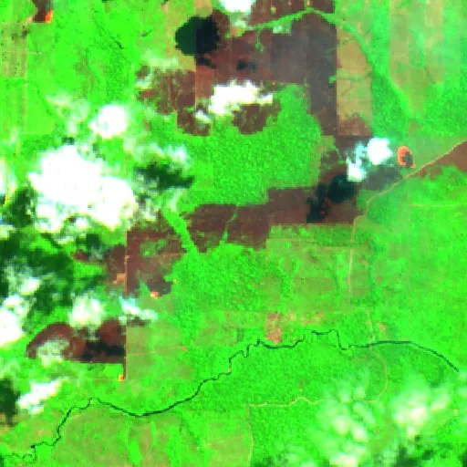 Incendio cerca de Projeto Roosevelt — Sentinel-2 SWIR (fuego)