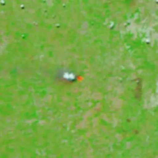 Incendio cerca de Pugmil (19 sep) — NASA satellite