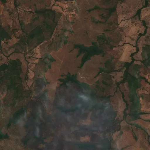 Incendio cerca de Pugmil (17 sep) — Sentinel-2 true color