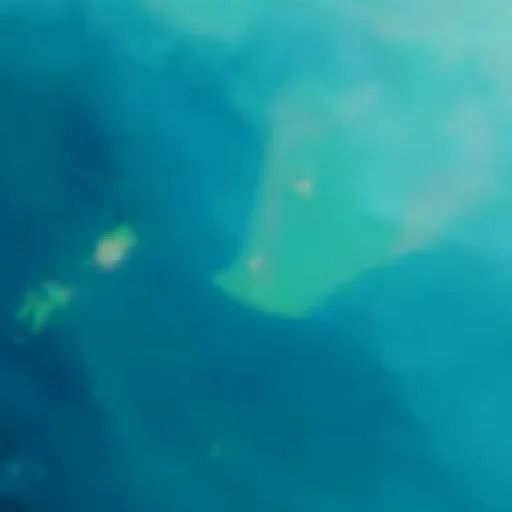 Wildfire near Pulau Maya — NASA satellite