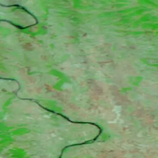 Incendio cerca de Punghina — NASA satellite