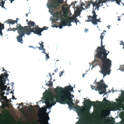 Wildfire near Purupuru (Oct 5 · N) — Sentinel-2 true color