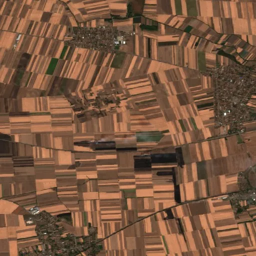 Wildfire near Putinci — Sentinel-2 true color