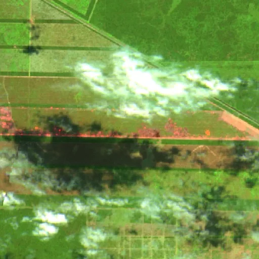 Incendio cerca de Quimilí (10 sep) — Sentinel-2 SWIR (fuego)