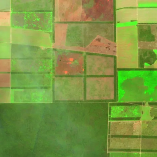 Wildfire near Quimilí — Sentinel-2 SWIR (fuego)