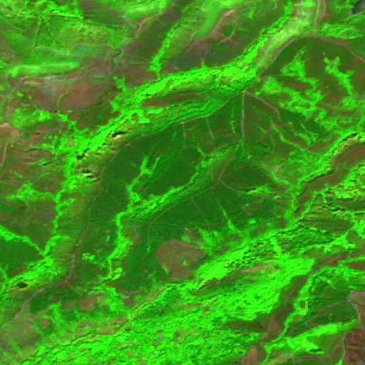 Incendio cerca de Quiroga (15 sep) — Sentinel-2 SWIR (fuego)