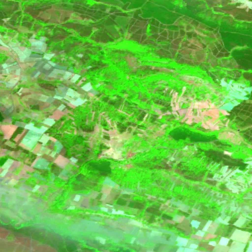 Incendio cerca de Rábano de Aliste — Sentinel-2 SWIR (fuego)