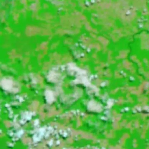 Incendio cerca de Rancho de Caça dos Tapiúnas — NASA satellite