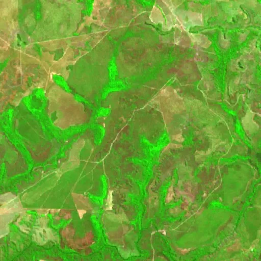 Wildfire near Recursolândia — Sentinel-2 SWIR (fuego)