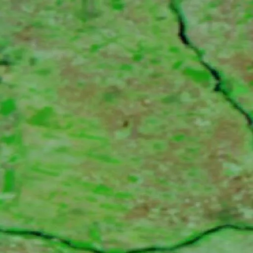Wildfire near Redea — NASA satellite