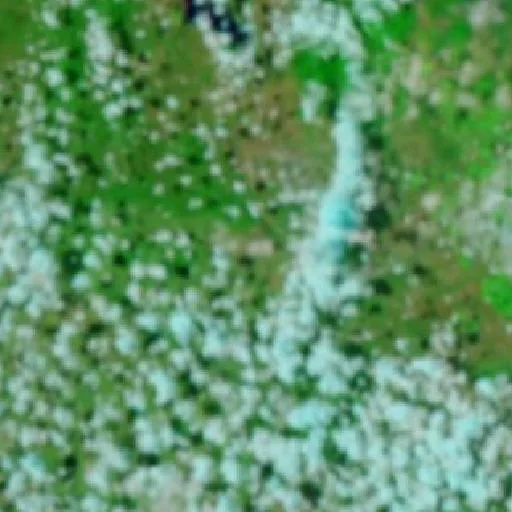 Reid River Bushfire — NASA satellite