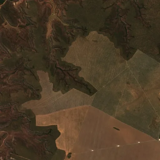 Wildfire near Remanso — Sentinel-2 true color