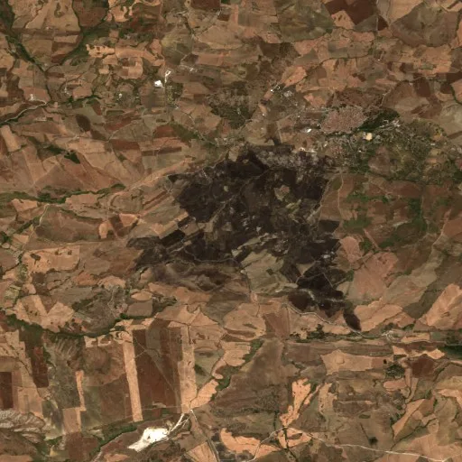 Wildfire near Resuttano (Jul 17) — Sentinel-2 true color