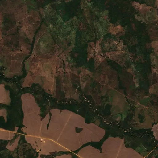 Wildfire near Retiro da Companhia Vale do Rio Cristalino — Sentinel-2 true color