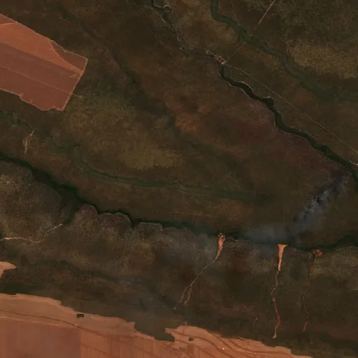 Incendio cerca de Riachão (26 ago) — Sentinel-2 true color