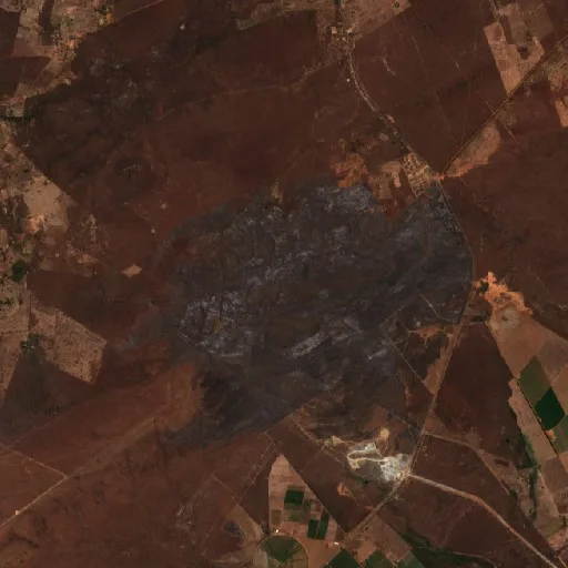 Incendio cerca de Riachão das Neves (9 sep) — Sentinel-2 true color
