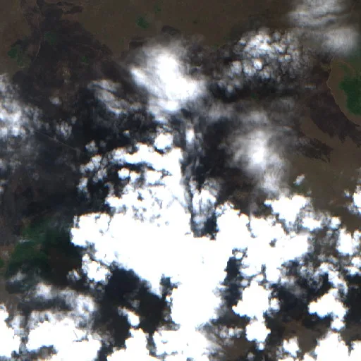 Wildfire near Ribeirão Cascalheira (Sep 16) — Sentinel-2 true color
