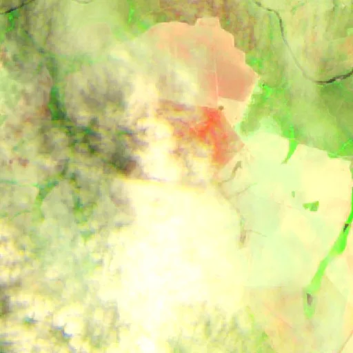 Incendio cerca de Ribeirãozinho — Sentinel-2 SWIR (fuego)