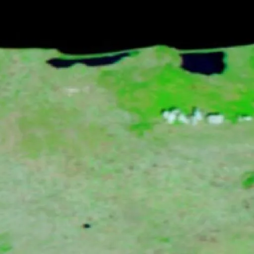 Wildfire near Rignano Garganico — NASA satellite