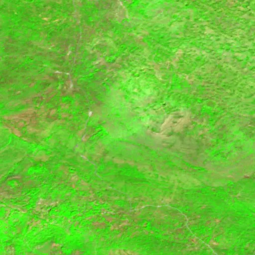 Wildfire near Risan — Sentinel-2 SWIR (fuego)