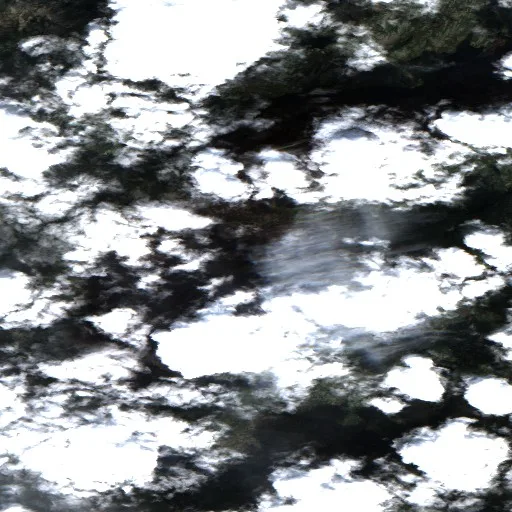 Incendio cerca de Rivière-Koksoak (29 jun · W) — Sentinel-2 true color